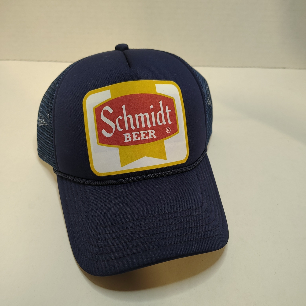 Schmidt Beer Navy Blue Trucker Hat